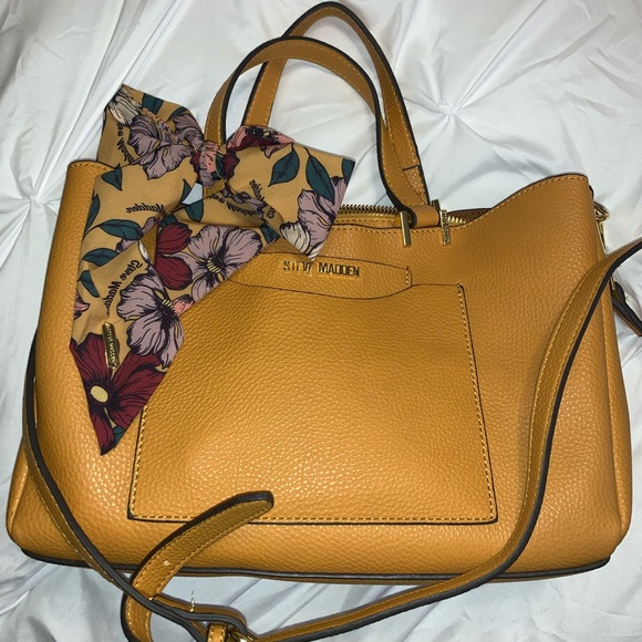 steve madden bag mustard
